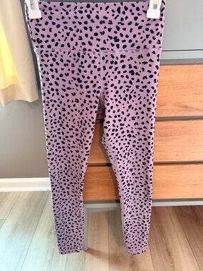 ZYIA Lilac Leopard Print Leggings